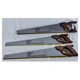 Three brand new craftsman 24in hand saws