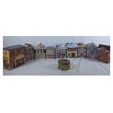 Various decorator house tins