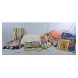 Fabric and sewing kit lot