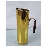Vintage MCM Italian Brass Water Pitcher