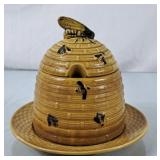 Beautiful Vintage Honey Pot w/Underplate