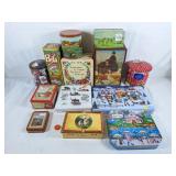 Assorted collection of metal tins!
