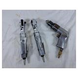 Pneumatic drill and 2 pneumatic ratchet
