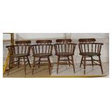 4 vintage pub chairs