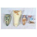 Royal Wintok Wall pocket, lusterware wall pocket,