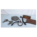 Vintage Horse Bridle, Double Ended S Curve