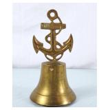 Vintage Brass Anchor & Rope Bell