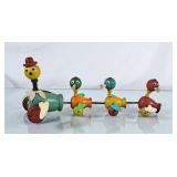 Vintage Fisher Price Gabby Goofies Pull Toy