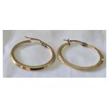 10k gold hoop earrings