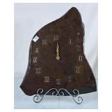 Heavy Natural Stone Slab Clock