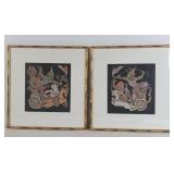 Hanuman Ramayana Art Prints: Thai Screen Printed