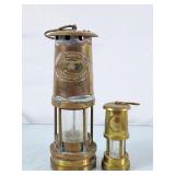 Brass Miners Safety Lamps