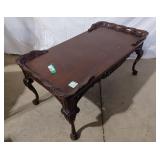Vintage carved coffee table