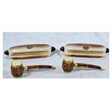 Vintage Owen Sound Canada hot dog Salt and pepper
