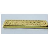 Brass Cribbage Board - Made in Canada