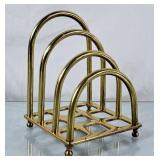 Solid Brass Letter Holder/Organizer