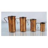 Copper & Brass Nesting Measuring Cups - Largest