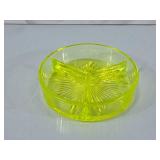 Stunning Vaseline Glass Divided Dish