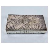 Heavy Vintage Silver-Plated Cigarette or Trinket