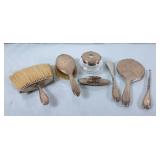 Beautiful Sterling Silver Vanity Set - Seven