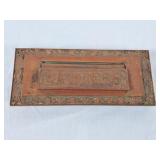 Beautiful Copper Letter/Mail Door Slot Insert