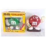 Vintage Green and red m&m dispensers