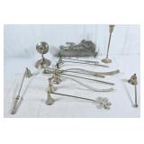 Horse and carriage key holder, candle holders,