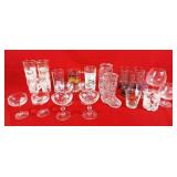 Glassware lot! Boot mugs, esso glasses, wine
