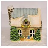Vintage Christmas cottage Susan Wingets cookie