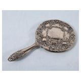 Beautiful Handheld Mirror - Unknown Metal
