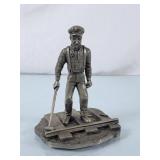 Franklin Mint "The Railroadman" Fine Pewter