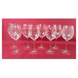 Gorgeous Mikasa "Cheers" Wine Glasses