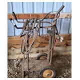 Oxygen Acetylene torch cart and cutting torch