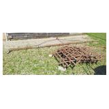 15' drag harrow with 5 sections of harrows