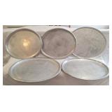 5 catering trays