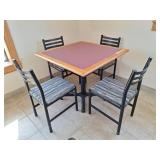 Restaurant table with 4 chairs