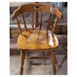 30 wooden pub style restaurant chairs. Solid