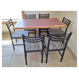 Restaurant table with 6 chairs