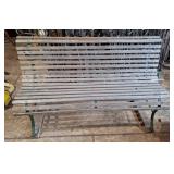 Lovely wooden bench 63" l x 31" w x 35" h