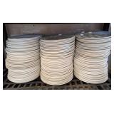 White restaurant-grade 9 1/2" - 10" dinner plates