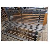Lovely wooden bench 63" l x 31" w x 35" h