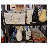 Coffee perks, water cups, creamers, 1/2 liter