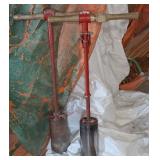 (2) Lever action hole cutters