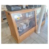 Large wooden display case. Great for a store.