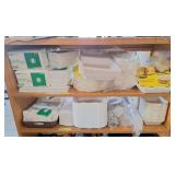 Take out containers, dinner napkins, small