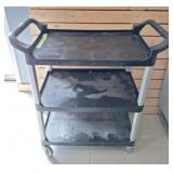 3-tier plastic utility cart