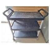 3-tier plastic utility cart