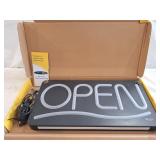 Newon Open sign. 22 1/2" l x 11" h