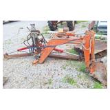 3-point hitch backhoe with 13' bucket