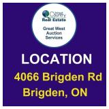 Location: 4066 Brigden Rd Brigden, ON